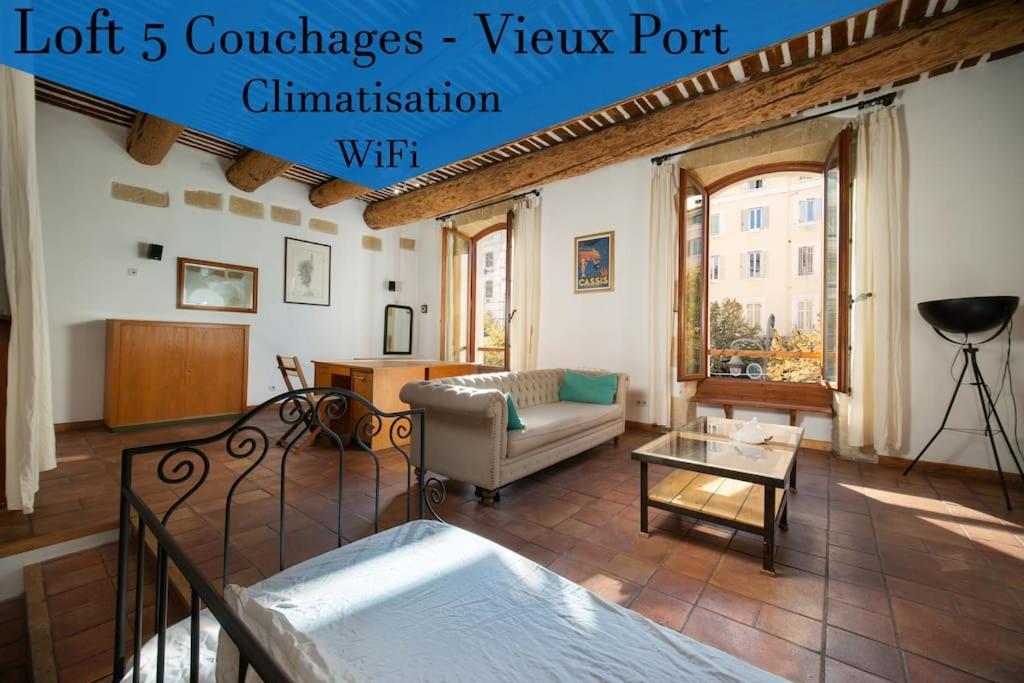 Air-Conditioned Loft In The Heart Of The Old Port Marseille Bagian luar foto